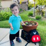 Briana Renee Instagram – First day of 7th & Kindergarten 🤩 I’m so happy that they are able to return to some sense of “normalcy” ~ growing friendships, and expanding their beautiful minds 🕉 These two are destined to change the world, because they’ve definitely changed mine for the greatest good 💜❤️💛💙🤍 I am one #proudmama @manning_party_of_5 #bestillmyheart #kindergarten #middleschool #ohtheplacesyoullgo