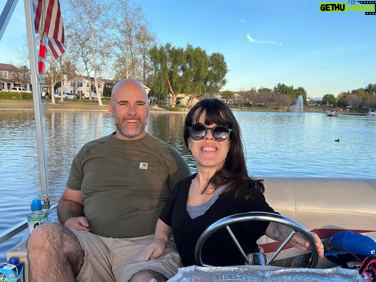Briana Renee Instagram - Spent the afternoon pedal-boating at Lake Harveston & feeding the beautiful duck’s 🚤🤍🦆👉🏻 #familytime #makingmemories #funinthesunset #futureduckmom