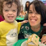 Briana Renee Instagram – Maverick’s Polar Express & Christmas class party🎄 He was the cutest train car {IMO} ❤️ I, I mean WE, may have had too much fun making a graham cracker house 😋 @manning_party_of_5 #polarexpress #christmas2022 #1stgrade #myloves 💙 #frostinghairdontcare #merrychristmas