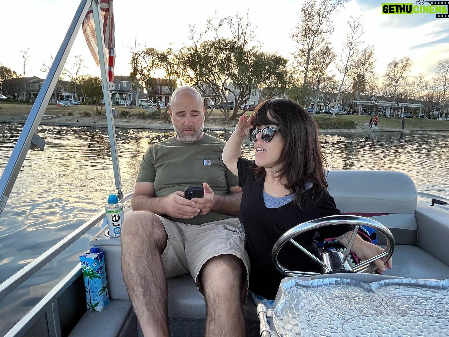 Briana Renee Instagram - Spent the afternoon pedal-boating at Lake Harveston & feeding the beautiful duck’s 🚤🤍🦆👉🏻 #familytime #makingmemories #funinthesunset #futureduckmom