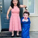 Briana Renee Instagram - And just like that 🫰🏻Leiana is off to her first semi-formal school dance 🌸 She will be graduating 8th grade next week, and growing into such a gorgeous young lady {inside and out} 💗 Maverick had to get dressed up in his own way 🤪 I’m in awe of who my girl has become, and I’m so blessed that her spirit chose me to be her mama 🌸 #bestillmyheart #proudmama #firstdance #highschoolbound