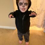Briana Renee Instagram – Happy Halloween 👻 🎃Skeleton & Wilford Warstache 💀🕺🏻 #trickortreat