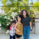 Briana Renee Instagram - 🌸Happy Mother’s Day🌸 Grateful for these angels, who blessed me with the title of Mom, almost 14 and 7 years ago 💜🩵 #proudmama #blessed #howtimeflies #cherisheverymoment