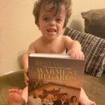 Briana Renee Instagram – My copy of “Best Wishes Warmest Regards” by @instadanjlevy & Eugene Levy arrived today, and Maverick has claimed it as his own😍 He has been “reading” each page, and loves it almost as much as I love the show 👉🏻 @schittscreek 💜 Thank you Dan & Eugene Levy for creating the perfect series #schittscreek #bestshowever