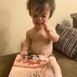 Briana Renee Instagram – My copy of “Best Wishes Warmest Regards” by @instadanjlevy & Eugene Levy arrived today, and Maverick has claimed it as his own😍 He has been “reading” each page, and loves it almost as much as I love the show 👉🏻 @schittscreek 💜 Thank you Dan & Eugene Levy for creating the perfect series #schittscreek #bestshowever