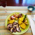 Briana Renee Instagram - 🌹 Sunday brunch👩🏻‍🍳👉🏻 Turmeric tahini chicken w/ Thai basil, smashed baby potatoes, and sautéed mushrooms drizzled in balsamic ~ Himalayan sea salt to enhance the natural flavors ~ Perfectly paired with a little glass of @bolthousefarms superfood immunity boost {elderberry, cranberry, echinacea & zinc}⚡️ #brunch #healthy #mediterraneanfood #dairyfree #glutenfree #homecooking 🥘#ucfriendly #bonappetit #stopandsmelltheroses