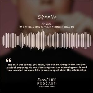 Brianne Davis Instagram - Secret Life Podcast Ep #182 — Charlie: I’m Dating a Man 17 Years Younger Than Me — In this intriguing episode, we explore the clandestine love affair of Charlie, a woman who unexpectedly found herself entwined in a romance with a man 17 years her junior. Charlie opens up about the joys and challenges of their secret relationship, detailing the initial hesitations, the thrill of covert rendezvous, and the emotional rollercoaster of keeping their connection hidden from judgmental eyes. 

______

If you or anyone you know is struggling with addiction, depression, trauma, sexual abuse or feeling overwhelmed, we’ve compiled a list of resources at secretlifepodcast.com.
______

SECRET LIFE’S TOPICS INCLUDE: addiction recovery, mental health, alcoholism, drug addiction, sex addiction, love addiction, OCD, ADHD, dyslexia, eating disorders, debt & money issues, anorexia, depression, shoplifting,  molestation, sexual assault, trauma, relationships, self-love, friendships, community, secrets, self-care, courage, freedom, and happiness.
______

HOW CAN I SUPPORT THE PODCAST? Tell your friends & Share Online! Follow, Rate & Review wherever you listen to podcasts.  You can now rate us on Spotify! Listen everywhere you podcast: https://linktr.ee/secretlifepodcast

To share your secret and be a guest on the show email secretlifepodcast@icloud.com

#SecretLifePodcast #secretlife #secrets #recovery #addiction #womenswisdom #womenempowerment #womeninspiringwomen #recoverypodcast #visionarywomen #selfhelp #podcast #narcissist #podcasts #trauma #selflove #sexandlove #loveaddiction #change #mentalhealthawareness #mentalhealth #shame #shamefree #quitlit