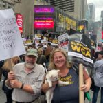 Bridget Everett Instagram - Proud member of the @wgaeast and @sagaftra! Listen to Mandy!