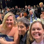 Bridget Everett Instagram - Nominated for a @criticschoice award! Didn’t bring home the hardware but got to meet Henry Winkler 🥰 and sit with dream makers Amy Gravitt and Carolyn Strauss. DDHD ⚡️⚡️ (bag is @methfountain) 💄 @jessica.ahn hair @_beautybygg_ 👗 @quinndustry