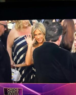 Bridget Everett Instagram - Nominated for a @criticschoice award! Didn’t bring home the hardware but got to meet Henry Winkler 🥰 and sit with dream makers Amy Gravitt and Carolyn Strauss. DDHD ⚡️⚡️ (bag is  @methfountain) 💄 @jessica.ahn  hair @_beautybygg_ 👗 @quinndustry