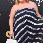 Bridget Everett Instagram - Nominated for a @criticschoice award! Didn’t bring home the hardware but got to meet Henry Winkler 🥰 and sit with dream makers Amy Gravitt and Carolyn Strauss. DDHD ⚡️⚡️ (bag is @methfountain) 💄 @jessica.ahn hair @_beautybygg_ 👗 @quinndustry