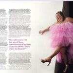 Bridget Everett Instagram - She’s a model now! In @bust_magazine photographed by the great @allisonmichaelorenstein, wearing a gold @biglarreon678 masterpiece, HMU DreamTeam @rheannewhite & @theokoganmakeup. On stands now. Check it out! Pink dress is @santegrace. No bra needed.
