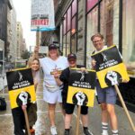 Bridget Everett Instagram - A little rain won’t stop us! Proud @wgaeast and @sagaftra member ⚡️⚡️⚡️⚡️⚡️⚡️⚡️⚡️⚡️⚡️