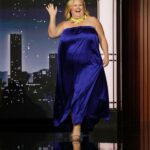 Bridget Everett Instagram - Had such a great time on @jimmykimmellive tonight! Check it out! Thx @alexisbittar for the statement necklace. I love it so much! @jessica.ahn and @ditadoeshair made me feel so pretty. and @quinndustry made me such a beautiful dress. Beavertails taped within an inch of their life. I dream of a day when someone makes a comfortable strapless bra for those of us with big knockers.