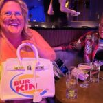 Bridget Everett Instagram - Brought my new signature accessory to @biglarreon678’s warm and wonderful show. I guess the question is, “who wore it best?” I not only model, but I also model. Larry is an incredible visual artist and designer but also one of my favorite songwriters. Where I’m from, we call that “too much talent!” Thanks for asking me to sing with you and @jimandralismusic. Family, right?