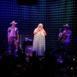 Bridget Everett Instagram - Brought my new signature accessory to @biglarreon678’s warm and wonderful show. I guess the question is, “who wore it best?” I not only model, but I also model. Larry is an incredible visual artist and designer but also one of my favorite songwriters. Where I’m from, we call that “too much talent!” Thanks for asking me to sing with you and @jimandralismusic. Family, right?