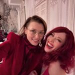 Bridget Moynahan Instagram - Thank you @bridgetbarkan for making our night so special @duaneparknyc! @joanneramoswriter was the #perfectdate #lunarnewyear #chinesenewyear #ladiesinred #explorenyc #supportartists #celebratelife