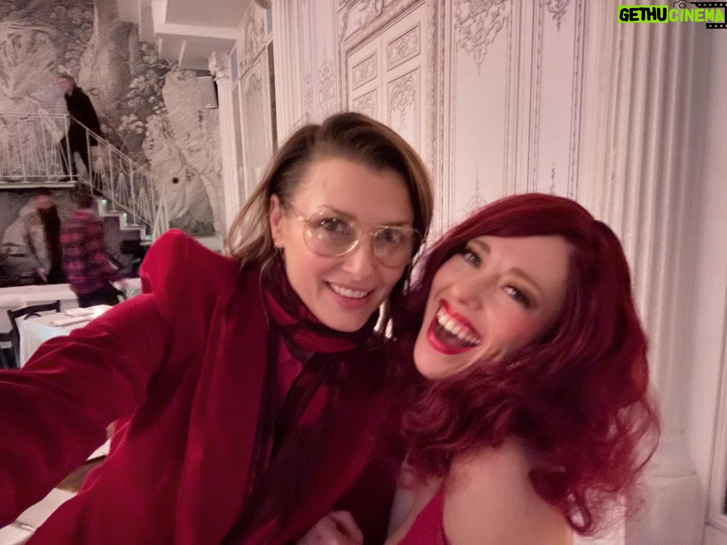 Bridget Moynahan Instagram - Thank you @bridgetbarkan for making our night so special @duaneparknyc! @joanneramoswriter was the #perfectdate #lunarnewyear #chinesenewyear #ladiesinred #explorenyc #supportartists #celebratelife