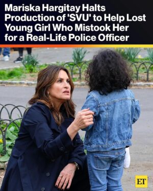 Bridget Moynahan Instagram - Love this @therealmariskahargitay! • #repost @entertainmenttonight Mariska Hargitay having a real life heroic moment! 👏🫶 While filming an episode of ‘Law & Order: SVU’, Mariska was approached by a little girl who believed her to be a real police officer. 🥹 After the young girl asked Mariska for help as she had been separated from her mother, Mariska halted production to help the child find her mom. (📸: Getty Images)
