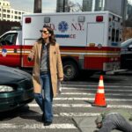 Bridget Moynahan Instagram - Erin Reagan multi-tasking, crime solving and eclipsing. We get it done 💪🏽 @bluebloods_cbs #eclipse2024 #bluebloods #cbs