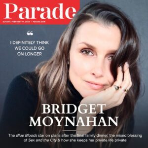 Bridget Moynahan Instagram - @parademag story at the link salon my bio. @bluebloods_cbs

Photo and makeup: @tina_turnbow 
Hair: @josueperezhair 

#bluebloods