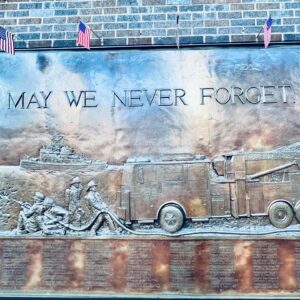 Bridget Moynahan Instagram - Morning walk. #NYC may we never forget and find inspiration and faith always. 

#explore #headup #artallaroundus