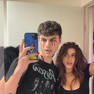 Brielle Barbusca Instagram - cat ears? for Halloween? groundbreaking.