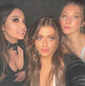 Brielle Barbusca Instagram - cat ears? for Halloween? groundbreaking.