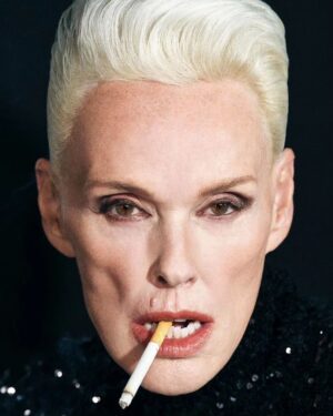 Brigitte Nielsen Instagram - @interviewmag “I’ve been down and out, but I never give up.” Atomic blonde @realbrigittenielsen talks sobriety, political correctness, surgery, and conquering a new generation of fans with her Hollywood girlfriend @sharonosbourne in our Spring issue.

Photography by @ilya_lipkin
Styled by @charlottecolletcollet
Hair: @josephpujalte
Makeup: @christinecorbel
Nails: @sally_derbali
Set design: @giovannamartial_
Movement director: @ryanchappell
Tailor: @lauragiafferi
Retouching: @mcd.creative
Location: @rouchonparis 
Brigitte Nielsen agency: @margauxtheagency
Prod. by @themorrisongroup