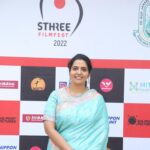 Brindha Sivakumar Instagram - Happy to inaugurate “Sthree” maiden short film festival by Kausalya @dr.mgr_janaki_college on Dec 17 th ! Wishing many talents comes out in flying colours 😊✨!!