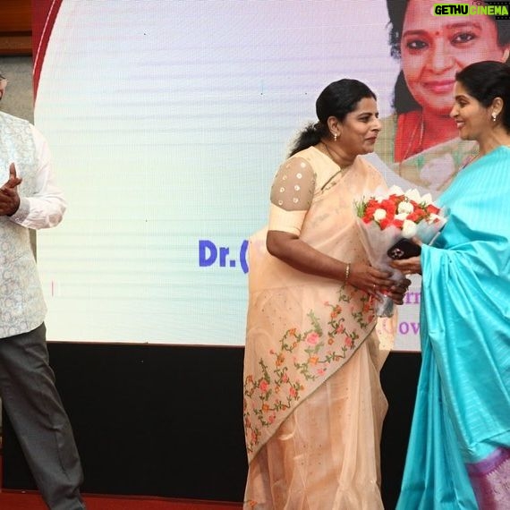 Brindha Sivakumar Instagram - At the inauguration of free Digital Mammography for Women ,under low income group and free treatment for breast cancer if detected ,by the Aathma foundation held At GRT GRAND on 6.11.22 inaugurated by Respected @tamilisaisoundararajan Mam . It is very important for woman after 40 age group to have yearly check of mammography to detect if any cancer cells in early stage and digital method is very effective . We pray that all of us live a happy and healthy life ๐โจ๐๐ผ!! Thanks to @shinysurendran for making me a part of this noble event. Hearty wishes to Dr Suresh ,Amma hospital Chennai for helping the needy senior citizens with free medicines, free dialysis ,free mammography and treatment for the same !God Bless๐๐ผโจ!! Hope many of us could contribute to this noble Aathma foundation.