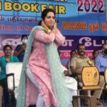 Brindha Sivakumar Instagram - I was happy to be Guest of Honor At a Yoga Awareness campaign were i explained the importance of Thoppukaaranam/ Super Brain Yoga For GOOD MEMORY POWER 1.Facing east,tongue folded touching palate 2.left hand thumb holding right earlobe 3.right hand over left hand, pressing left earlobe with thumb finger 4.squatting down - breathing in 5.breath out coming up Repeat 7-14 times a day in the morning FOR ALL AGE GROUPS 😊!! The book fair in YMCA is on till March 6 th Sunday pls do visit ! The event was SURYANAMASKAR NATIONWIDE CAMPAIGN, driven by NYSF, GEETA PARIWAR, KREEDA BHARATI, HEARTFULNESS FOUNDATION & PATANJALI TO: A) CELEBRATE 75 YEARS OF INDIAN INDEPENDENCE WITH 75 CRORE SURYANAMASKARSnationwide. GRAND RESPONSE:: 111 CRORE REGISTRATIONS so far across all states in India B) SPREAD AWARENESS FOR FIT INDIA AND ATTRACT MAXIMUM CHILDREN AND ADULTS INTO YOGASANA FOLD Celebrated valedictory on March 4, With 500 children performing synchronised Surya Namaskaar at YMCA BOOK FAIR STAGE.