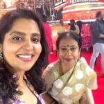 Brindha Sivakumar Instagram - PS-2 April 28 th Release!🤩 Pictures from audio release✨ With the Legends🎉😊!! Dress: @merasalofficial ✨