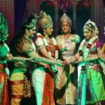 Brindha Sivakumar Instagram - Feel blessed to be a part of “Karunai kadal Kandhavel” dance drama by KALAMAMANI KRISHNAKUMARI NARENDRAN AKKA ! Got to sing and perform as Parvathi in @abinayanatyalaya Production 😊🙏🏼✨!!🧿