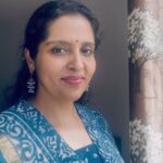Brindha Sivakumar Instagram - My humble attempt at singing “Ponvaanam paneer thoovuthu inneram “!🌧️