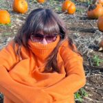 Briony May Williams Instagram - Everyone: Poses nicely in the Pumpkin Patch with their families Me: 😂🎃 #sorrynotsorry @avonvalleypark