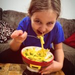 Briony May Williams Instagram - Ho ho ho!!! Bought this Santa bowl from @bm_stores just to see this cutie’s reaction, she didn’t disappoint 🥰 And yes, Nora will be eating all her meals from it until the New Year 🤣 #myworld *I didn’t go in for a Santa bowl, I went in for a mop head but B&M worked it’s magic on me once again 😂*