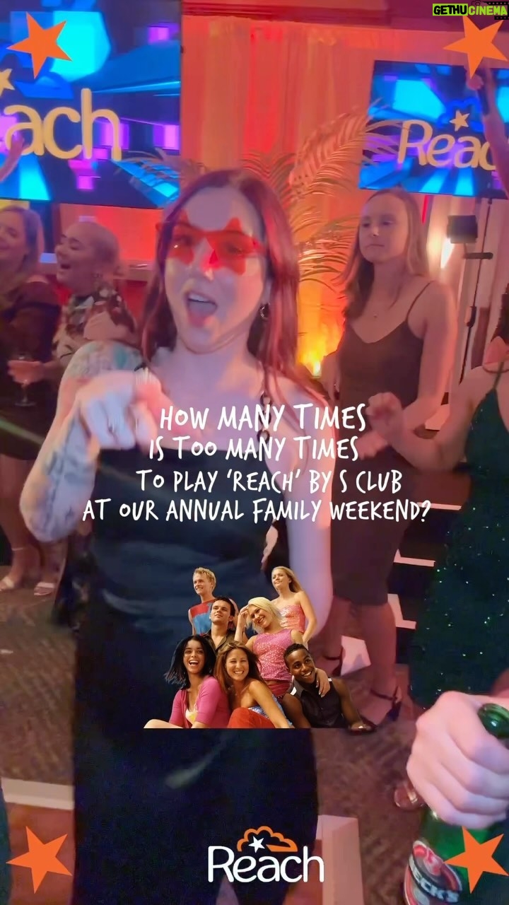 Briony May Williams Instagram - How many times is too many times to play ‘Reach’ by @sclub at our Annual Family Weekend? 🌟 Asking for a friend 👀 There’s nothing quite like hearing the lyrics of Reach by S Club and seeing all our Reach members dancing away. These words definitely resonate with our amaxing & resilient limb difference community.🦾 “Reach for the stars, climb every mountain higher!” ✨ So, any requests to hear ‘Reach’ at our next Annual Family Weekend? 💃 Portsmouth, 25th - 27th October 2024. Comment to book! 🎟️ Watch until the end… 😅 @alex_brooker Comment if you spot yourself 💙 ——- ABOUT REACH: We are the leading charity in the UK providing support for those with an upper limb differences and their families. By joining Reach you are not only supporting the valuable work we offer, you will also benefit from events and support… and maybe even friendships for life! Ft. @alex_brooker @jessevelosa @meganbaconevans @brionymaybakes @gemmaadby @emilytisshaw