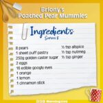 Briony May Williams Instagram - #Halloween is approaching fast, so check out @brionymaybakes spooky poached pear mummies! 👻 Swipe left to view the recipe 👈