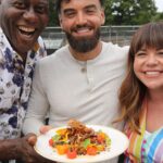 Briony May Williams Instagram – ⭐️ TODAY, 11.40am, ITV ⭐️ Sooooo excited about this!!!! The inimitable @ainsleyfoods has a glorious new show out where he cooks up a storm in some of the UK’s incredible @nationaltrust properties and in today’s episode I was lucky enough to be invited to join Ainsley alongside the very talented @gazoakley at @tyntesfieldnt ❤️ Tune in at 11.40 today on @itv 💕