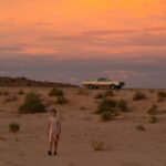 Brit Marling Instagram - Chapter 5 was the most challenging chapter to write and to direct, but is maybe also the one I’m most proud of. Our crew and cast battled dust storms and heat waves in Utah and snow storms and covid in Iceland. Production Designer @adigerlando had to rebuild an entire swimming pool on the soundstage in NJ so we could complete a crucial scene against green screen with VFX. This chapter was truly a feat of every department coming together and also has some of my favorite performance moments, shots, music cues, VFX work and sets of the series… @charlottebruuschristensen / @saunderjmusic @dannybensi / @aaronraff 🤍 Chapter 5 #amurderattheendoftheworld now streaming….