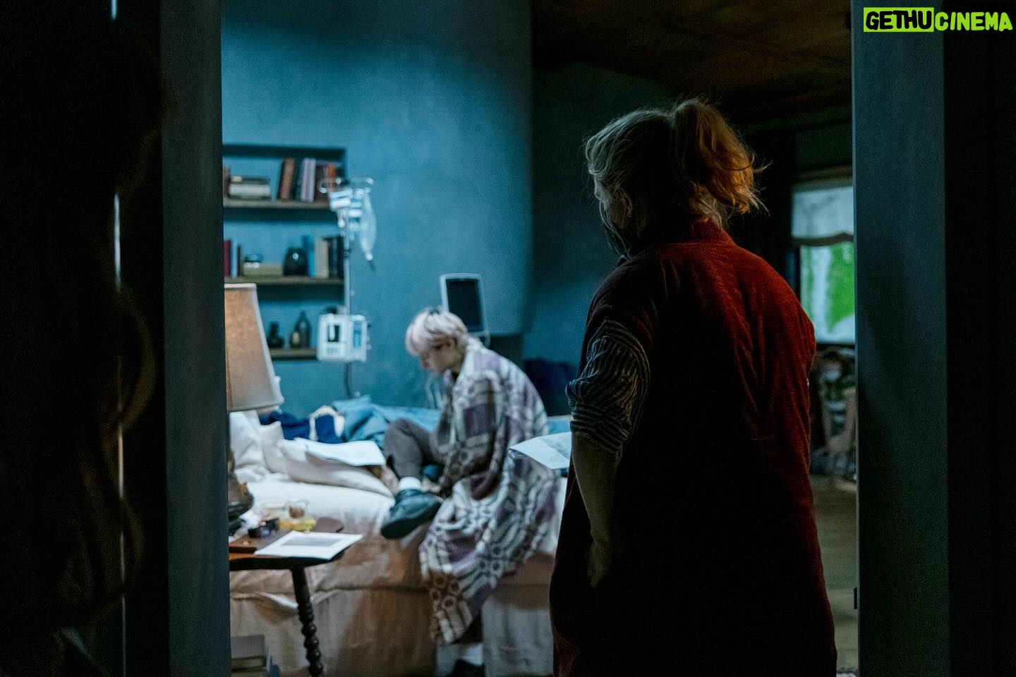 Brit Marling Instagram - Chapter 5 was the most challenging chapter to write and to direct, but is maybe also the one I’m most proud of. Our crew and cast battled dust storms and heat waves in Utah and snow storms and covid in Iceland. Production Designer @adigerlando had to rebuild an entire swimming pool on the soundstage in NJ so we could complete a crucial scene against green screen with VFX. This chapter was truly a feat of every department coming together and also has some of my favorite performance moments, shots, music cues, VFX work and sets of the series… @charlottebruuschristensen / @saunderjmusic @dannybensi / @aaronraff 🤍 Chapter 5 #amurderattheendoftheworld now streaming….