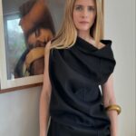 Brit Marling Instagram – we wrote A MURDER AT THE END OF THE WORLD during the height of the pandemic, so many of the writers in the room met IRL for the first time at the WGA awards on Sunday. Thank you to @wgawest @wgaeast for the nomination for best limited series. It was the first time we all got to be around a real table together. The only person missing was Dominic Orlando — a writer who worked with us since OA I.  He had a ferocious imagination and a laugh so wonderful it made you want to be funny for him everyday. He crossed over to the other side in 2021. But I think his spirit was around Sunday night. I think he was probably laughing.

A few images of the zoom room for A MURDER / the early collages I made above my desk while dreaming up Darby / the dogs that kept us sane through it all. 

@amurderattheend @fxnetworks 

@therow @graymeganbowman @fionastiles @hairbymarilee @anivalm @narrativepr