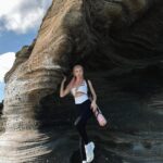 Brittan Byrd Instagram - take me where the mountains meet the sea <3