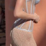 Brittan Byrd Instagram - sunshine, shells, sheer corsets & salmon coloured walls ❥ a dream come true