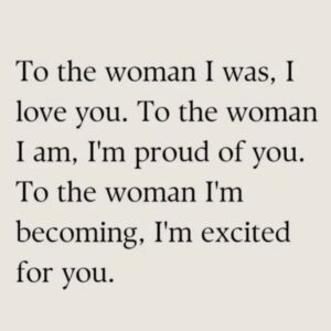 Brittany Lucio Instagram - To the woman I was, I love you.
To the woman I am, I’m proud of you.
To the woman I’m becoming, I’m excited for you.

#Blu 💙