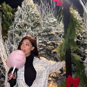 Brittany Panzer Instagram - It’s beginning to look a lot like Christmas ❄️✨🎀 #RevolveWinterWonderland #revolve @revolve