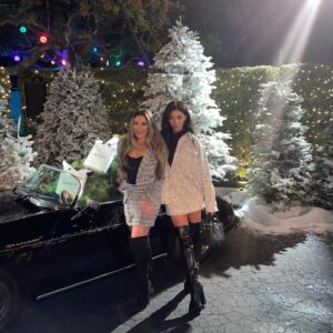 Brittany Panzer Instagram - It’s beginning to look a lot like Christmas ❄️✨🎀 #RevolveWinterWonderland #revolve @revolve
