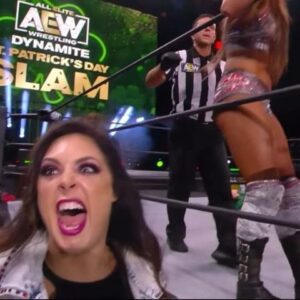 Brittany Baker Instagram - 3-17-21🩸
Forever a special day for me to have been in the first ever women’s main event on #AEWDynamite.

I’m still the hardcore legend (sorry @realmickfoley). 

…and remember who really won 
D👇🏻M👇🏻D👇🏻