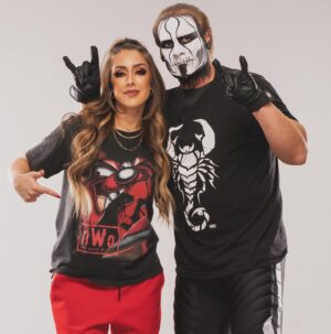 Brittany Baker Instagram - Today we celebrate one of the most legendary wrestlers of all time, @stinger. I don’t think any of us truly realized how fortunate we were to be sharing a locker room with one of the greats, but that’s partly because Stinger always makes you feel like you’re just catching up with an old friend. His in-ring legacy will be studied until the end of time, but anyone who has had the chance to meet him would agree that he is the perfect example of someone who makes pro wrestling a better place.

Don’t miss Sting’s farewell match LIVE tonight on #AEWRevolution PPV! 

#ThankYouSting 🦂
#TheIcon
